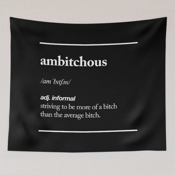 Item preview, Ambitchious designed and sold by MotivatedType.
