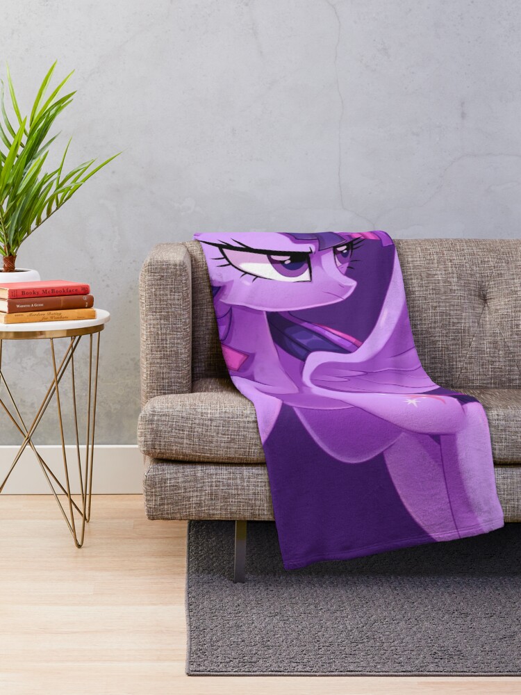 Alternate view of Twilight Sparkle Throw Blanket