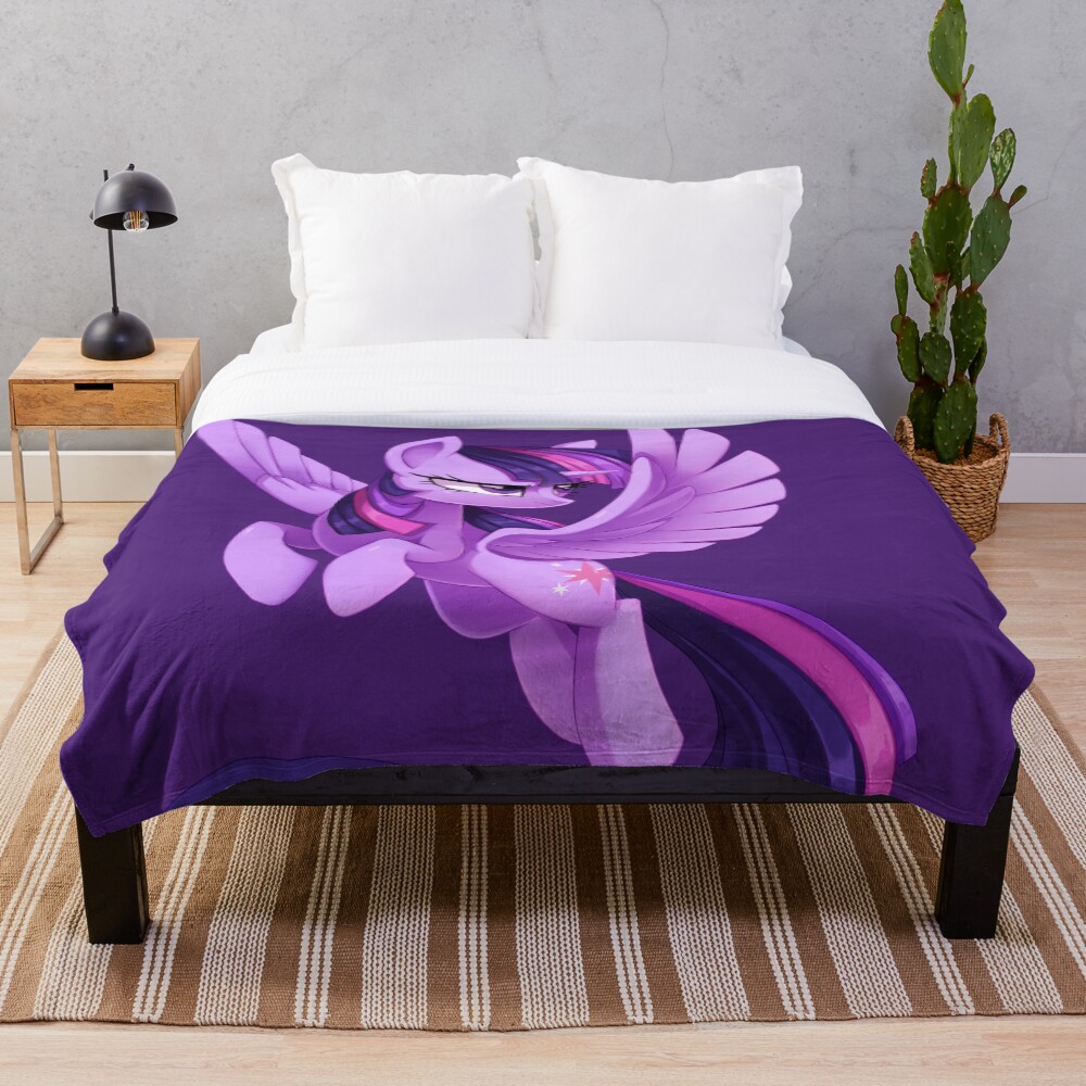"Twilight Sparkle" Throw Blanket for Sale by Pepooni Redbubble