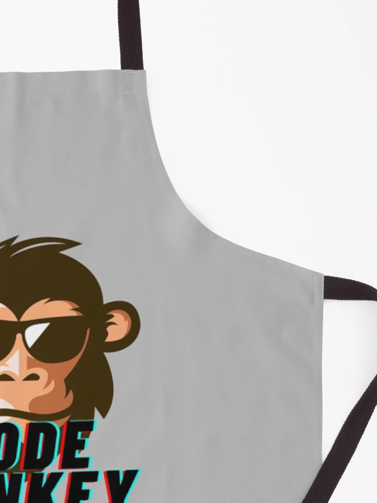 Thumbnail 3 von 6, Schürze, Code Monkey Programmierung Programmierer designt und verkauft von codepuns.