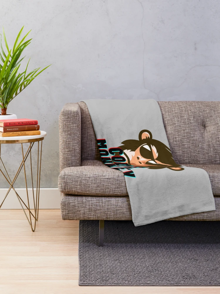 Thumbnail 2 of 6, Throw Blanket, Code Monkey programming programmer designed and sold by codepuns.