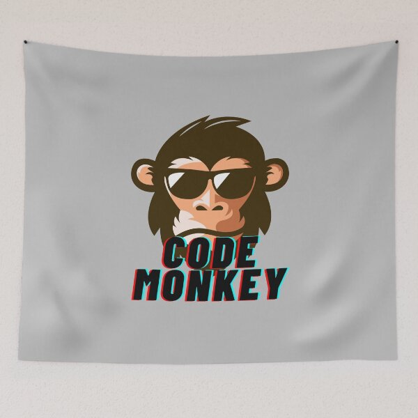 Item preview, Code Monkey programming programmer designed and sold by codepuns.