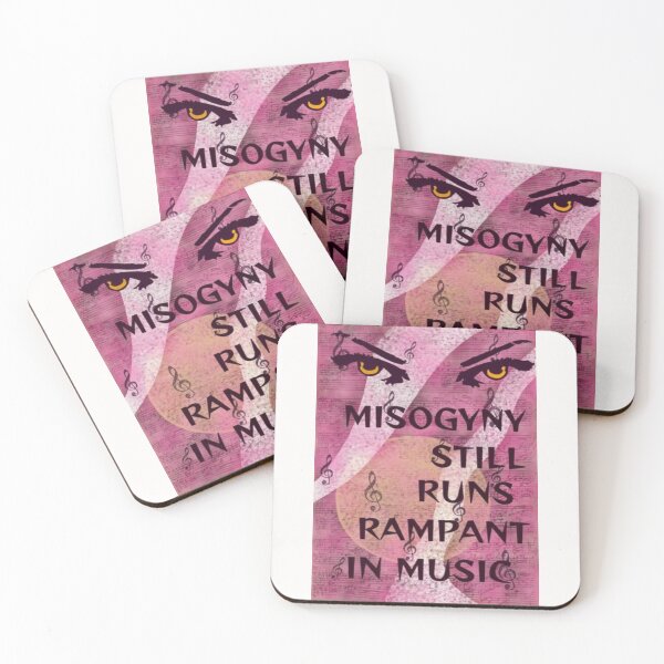 Item preview, Radical Feminist Quote - Misogyny Still Runs Rampant In Music designed and sold by LethalPixieDust.
