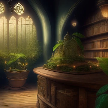 Artwork thumbnail, Greenery Library by FireScreen