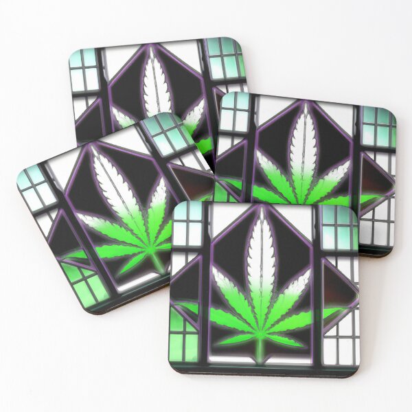 Item preview, Vidriera Hoja de Marihuana designed and sold by HighSupply420.