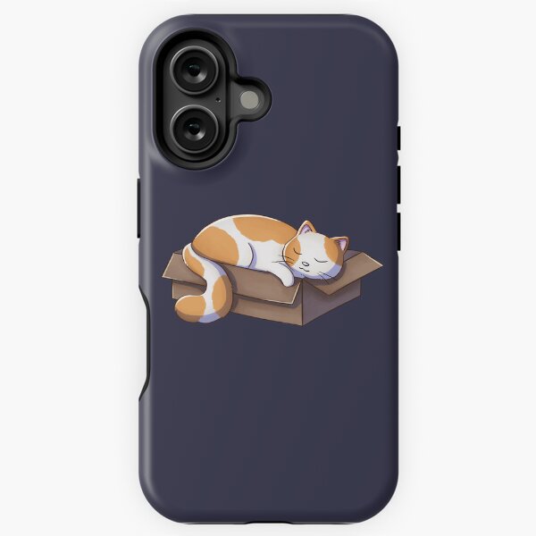 Artikel-Vorschau von Katze, die im Kasten schläft, designt und verkauft von Meowrye.