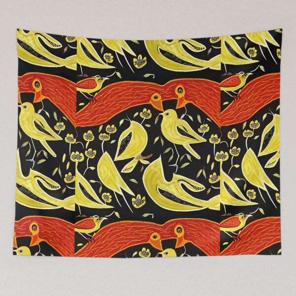 Item preview, bird batik pattern 12 designed and sold by marunoens01.