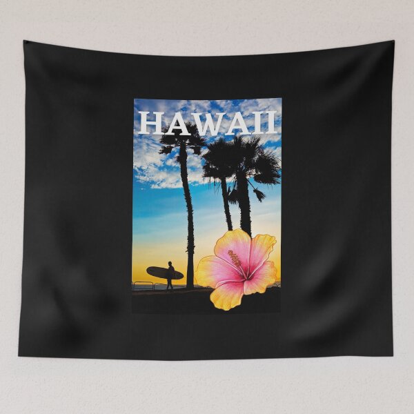 Item preview,   VINTAGE HAWAII SURFING LABEL designed and sold by starfishstuff.