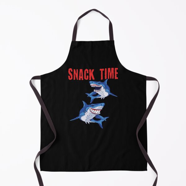 Item preview, Snack Time Two sharks waiting for food Shark design designed and sold by ReneMM.