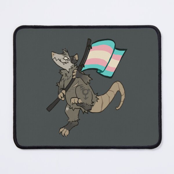 Item preview, trans rights opossum designed and sold by DorisBritton.
