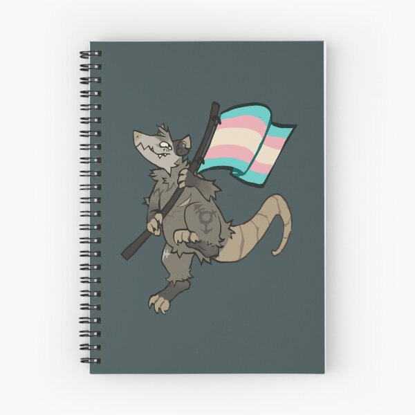 Item preview, trans rights opossum designed and sold by DorisBritton.