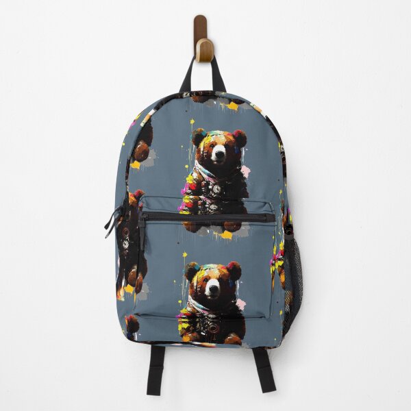 Item preview, Sci-fi Badass and Awesome Teddy Bear Colorful  designed and sold by muhamuha.