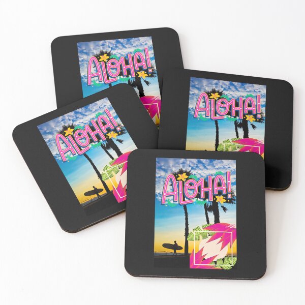 Item preview,   VINTAGE HAWAII SURFING LABEL designed and sold by starfishstuff.