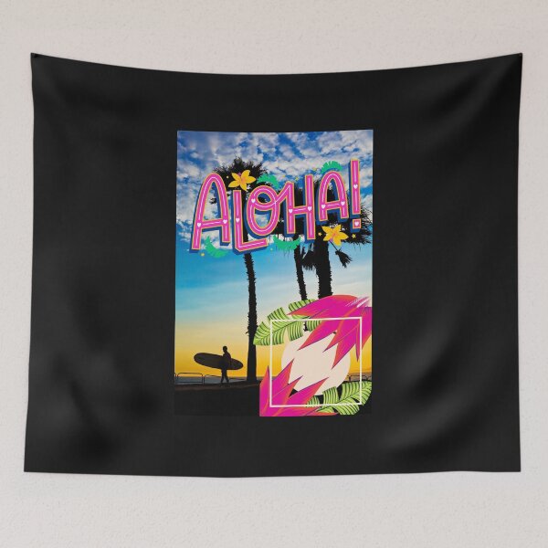 Item preview,   VINTAGE HAWAII SURFING LABEL designed and sold by starfishstuff.