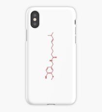 Chili Capsaicin Molecular Chemical Formula iPhone Case