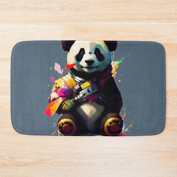 Item preview, Sci-fi Badass and Awesome Panda Colorful  designed and sold by muhamuha.