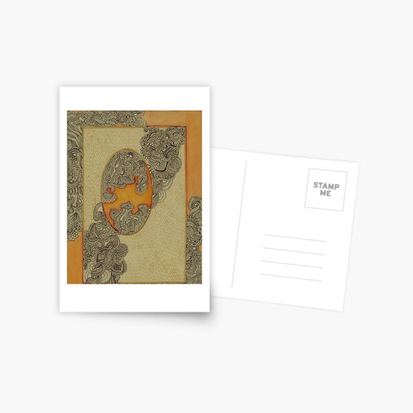 Orange - The Qalam Series Postcard