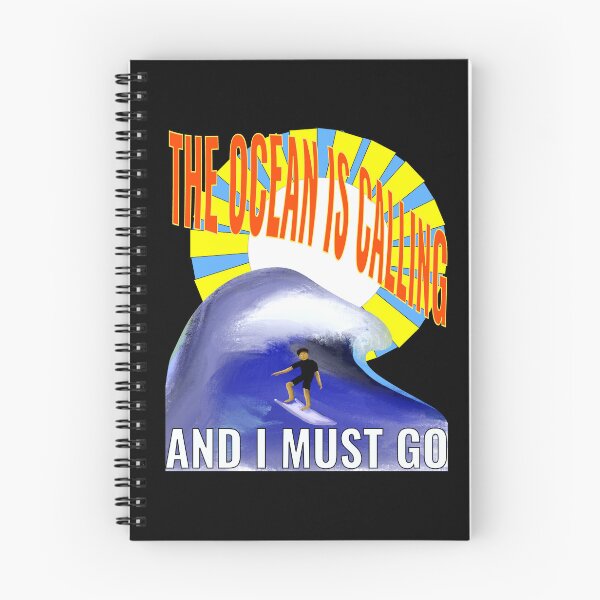 Item preview, The ocean is calling me and I must go sunset designed and sold by CottagePop.