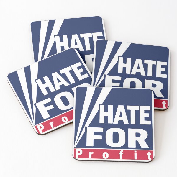 Item preview, Hate For Profit (Fox News parody) designed and sold by MainsleyDesign.