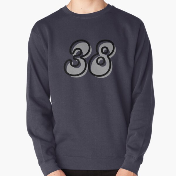 Baseball Player 38 Jersey Outfit No #38 Sports Fan Gift Zip Hoodie