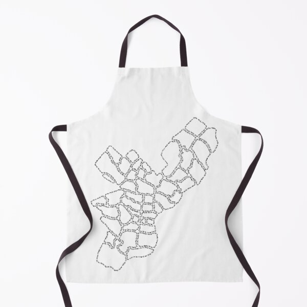 Item preview, Philadelphia Zipcode Map (black/white) designed and sold by Calen  Picard-Carroll.