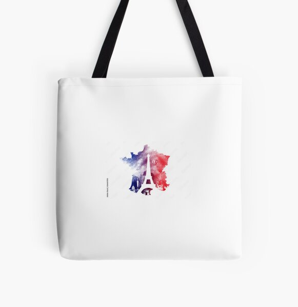 France All Over Print Tote Bag