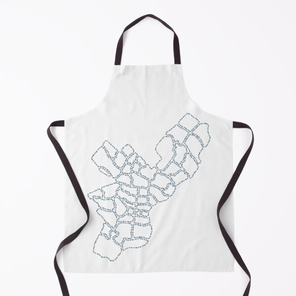 Item preview, Philadelphia Zipcode Map (blue/white) designed and sold by Calen  Picard-Carroll.