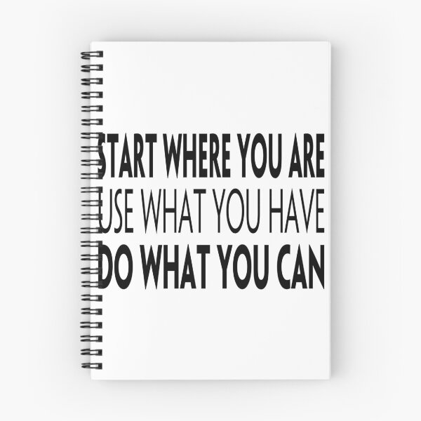 Item preview, Start Where You Are. Use What You Have. Do What You Can. (white background) designed and sold by KingsManKind.