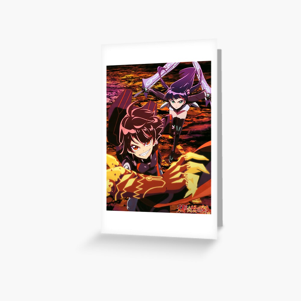 Twin Star Exorcists - Sousei no Onmyouji Greeting Card by Puigx