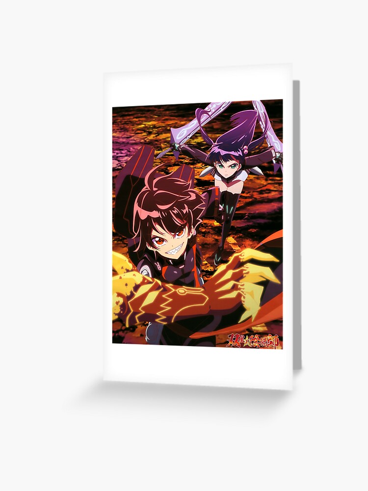 Twin Star Exorcists - Sousei no Onmyouji Greeting Card by Puigx