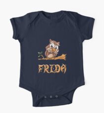 Frida Owl Baby Body Kurzarm
