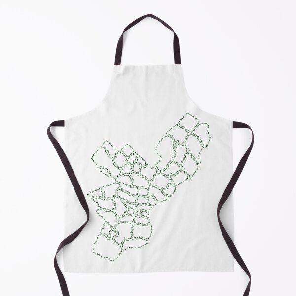 Item preview, Philadelphia Zipcode Map (green/white) designed and sold by Calen  Picard-Carroll.