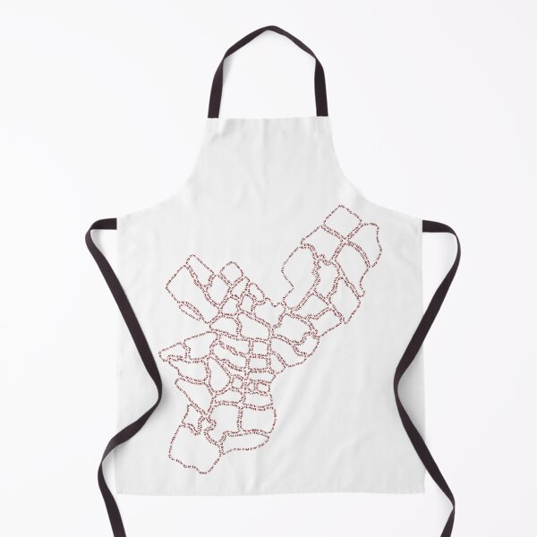 Item preview, Philadelphia Zipcode Map (red/white) designed and sold by Calen  Picard-Carroll.