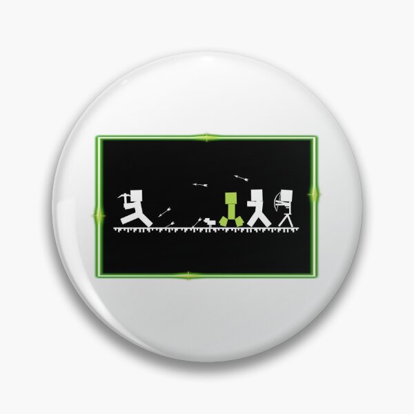 Item preview, B&W Gaming Silhouette Scene with Neon Border designed and sold by epinkb.