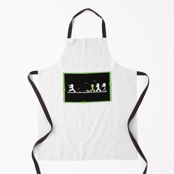 Item preview, B&W Gaming Silhouette Scene with Neon Border designed and sold by epinkb.
