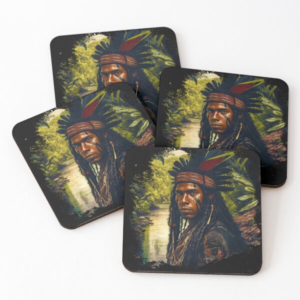 Item preview, Kalinago African Jungle Warrior designed and sold by Emerald-Treasure.