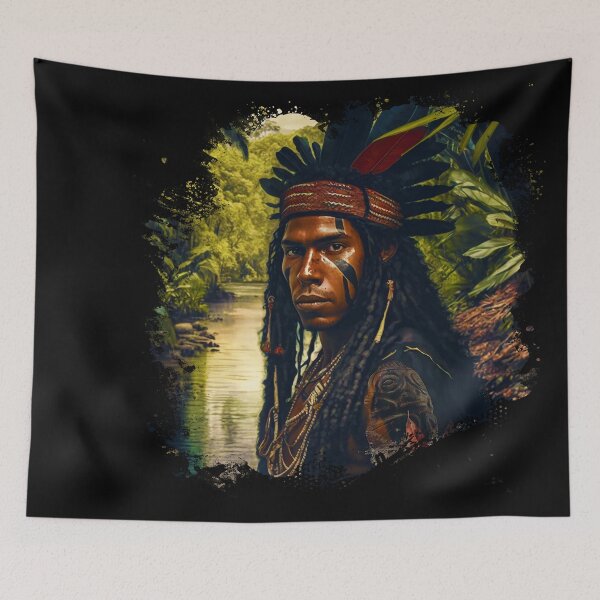 Item preview, Kalinago African Jungle Warrior designed and sold by Emerald-Treasure.