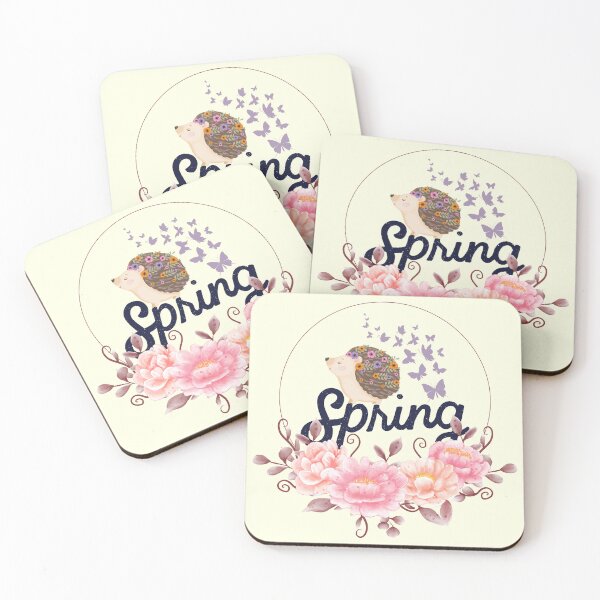 Item preview, Hello Spring - Cute Hedgehog designed and sold by All-About-Life.