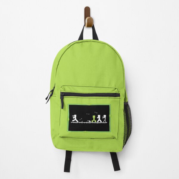 Item preview, B&W Gaming Silhouette Scene with Neon Border (on Green) designed and sold by epinkb.