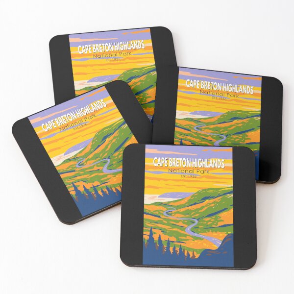 Item preview, Cape Breton Highlands National Park Canada Travel Art Vintage designed and sold by KrisSidDesigns.