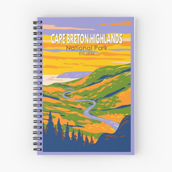 Item preview, Cape Breton Highlands National Park Canada Travel Art Vintage designed and sold by KrisSidDesigns.