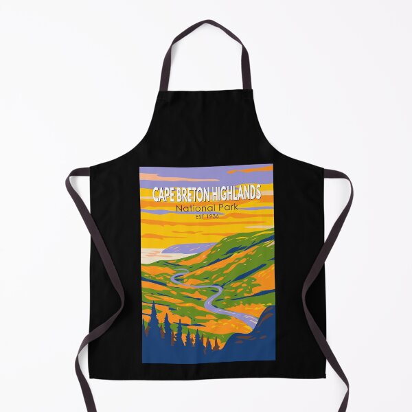 Item preview, Cape Breton Highlands National Park Canada Travel Art Vintage designed and sold by KrisSidDesigns.