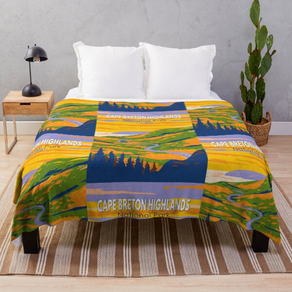 Item preview, Cape Breton Highlands National Park Canada Travel Art Vintage designed and sold by KrisSidDesigns.