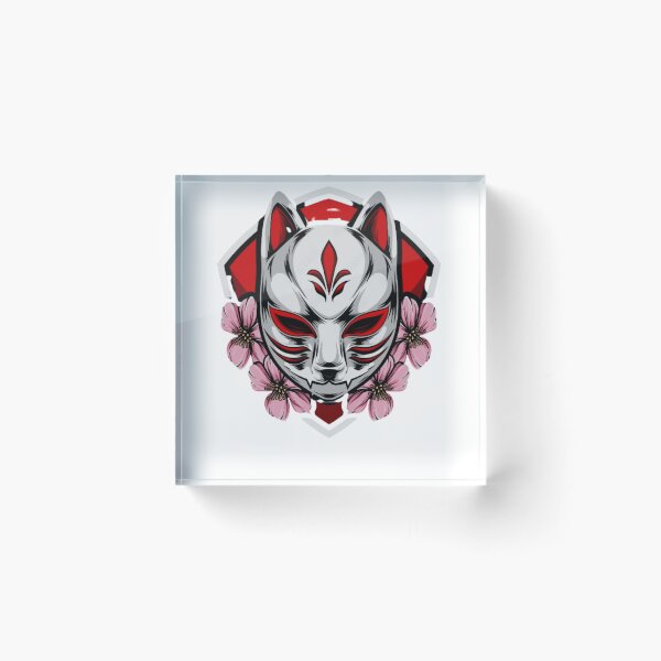Item preview, Kitsune Mask with Sakura designed and sold by TaibVVS.