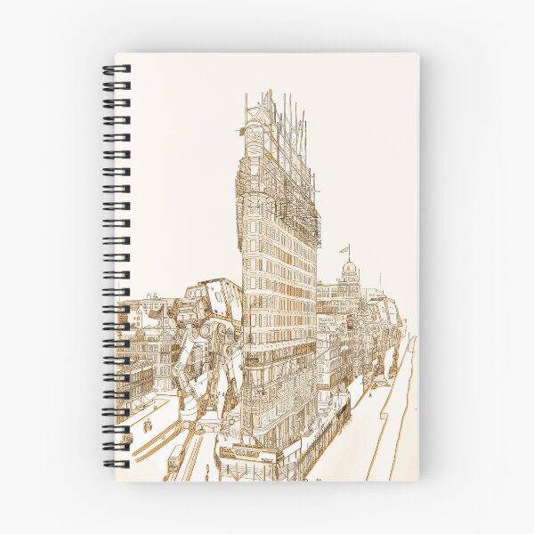 Item preview, At the Fuller Building Sepia designed and sold by Bespired.