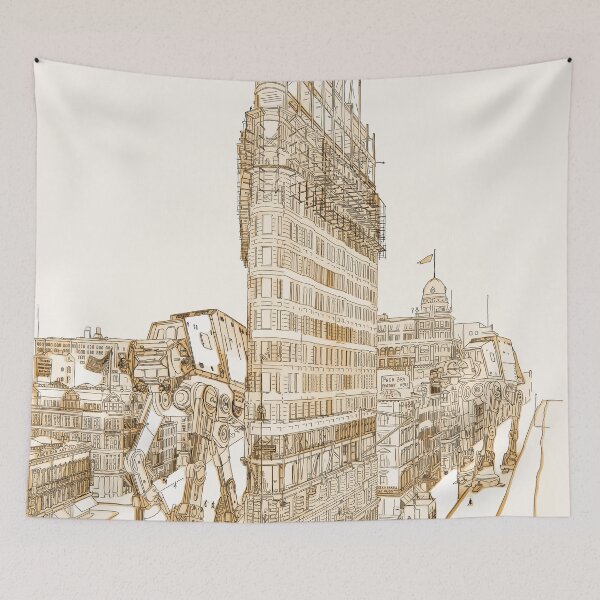 Item preview, At the Fuller Building Sepia designed and sold by Bespired.