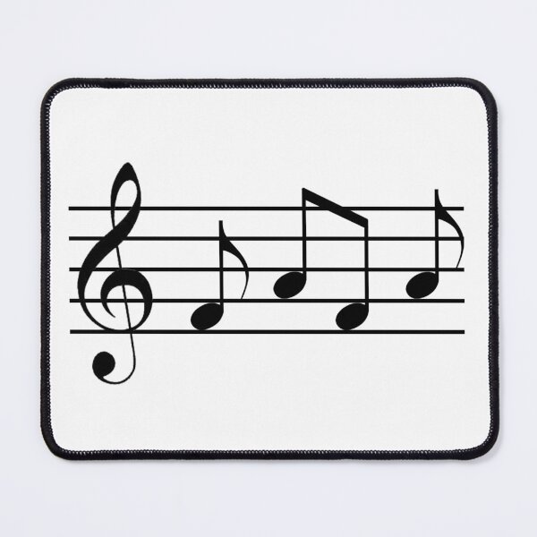 Item preview, Rent La Vie Boheme Music Notes No Flats designed and sold by FeatheredPrints.