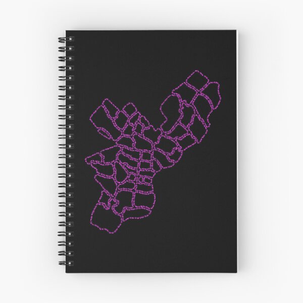 Item preview, Philadelphia Zipcode Map (pink/black) designed and sold by Calen  Picard-Carroll.