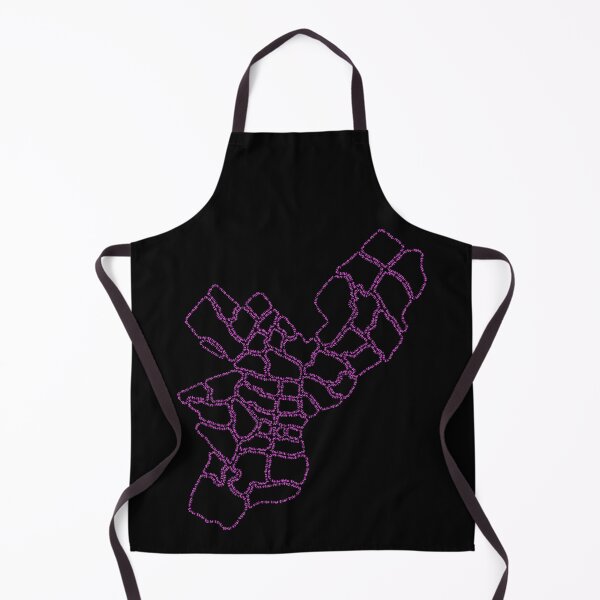 Item preview, Philadelphia Zipcode Map (pink/black) designed and sold by Calen  Picard-Carroll.