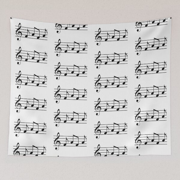 Item preview, Rent La Vie Boheme Music Notes No Flats designed and sold by FeatheredPrints.